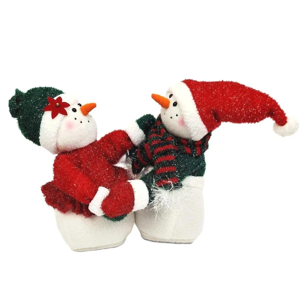 2006 Avon Dancing Snowman/Snowwoman‎ (Not Working) Collectible Christmas
